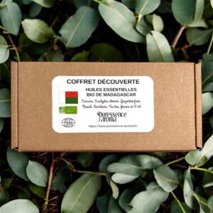 Coffret découverte 6 huiles essentielles bio de Madagascar en 10 ml